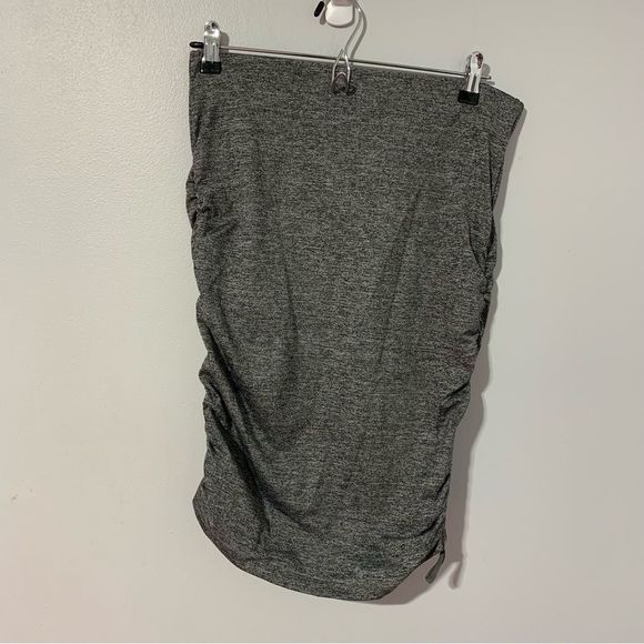 Joe fresh charcoal grey ruched jersey skirt size S - Picture 1 of 7